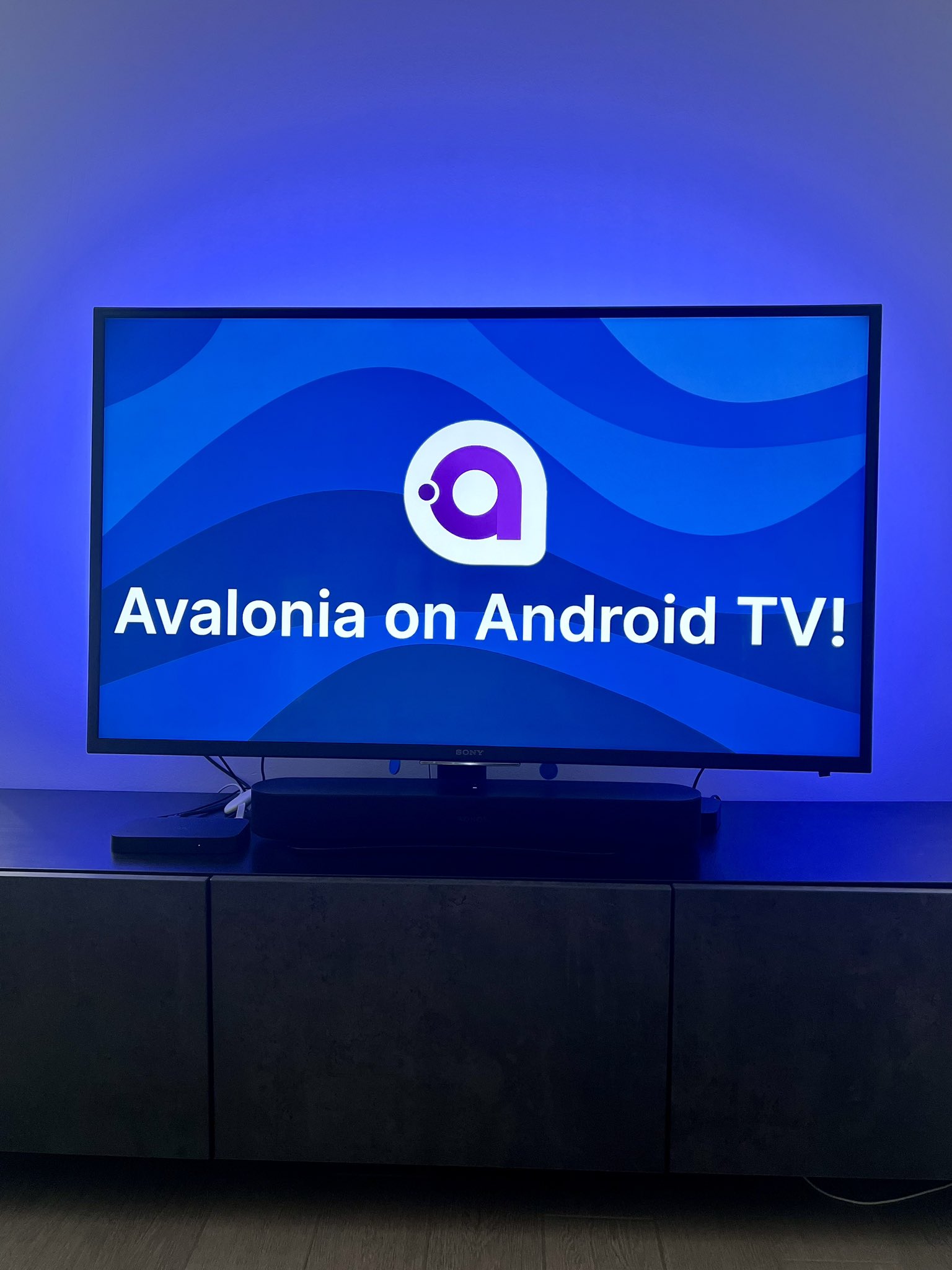 Avalonia App running on Android TV